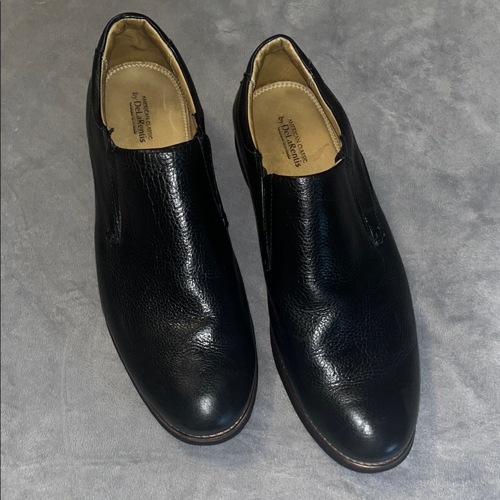 Mens Del a Rentis American Classic Leather Loafers